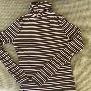 Striped Turtle Neck , American Apparel